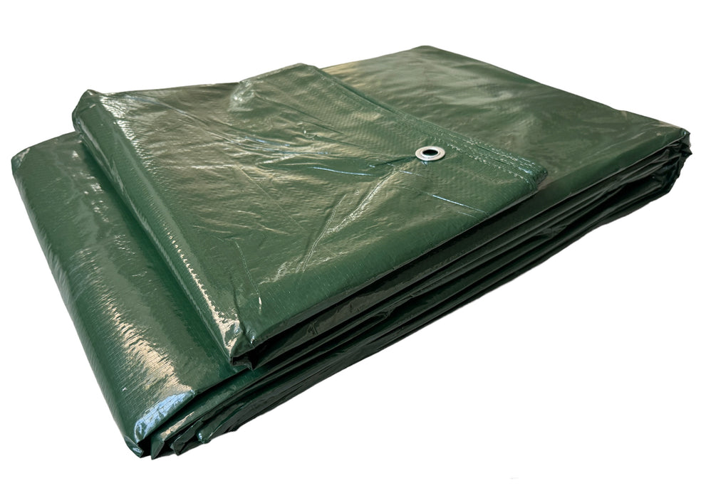 Telo Telone Verde Occhiellato Antistrappo Impermeabile per coperture Polietilene Multiuso