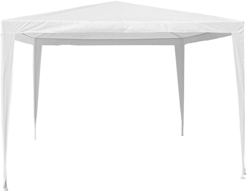 Gazebo con telo in PE 105 gr/mq da 2x3 metri Bianco da Giardino per Banchetti
