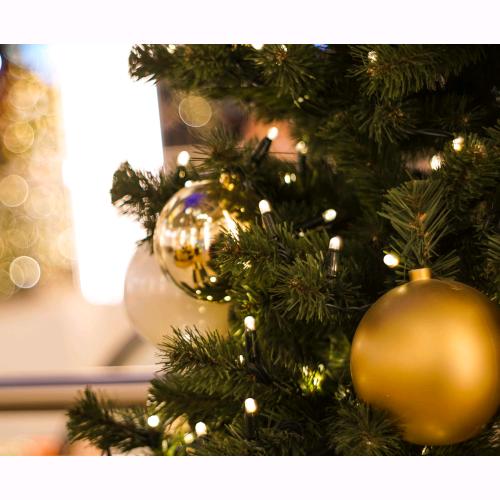 Serie Luci Natale 960 Led Bianco Ghiaccio Giochi Luce 50 mt Uso Esterno D2854