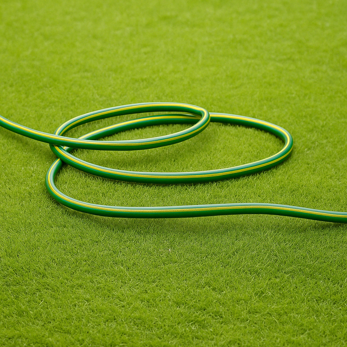Tubo innaffio irrigazione 4 strati antialga Verde Flessibile Retinato Giardino