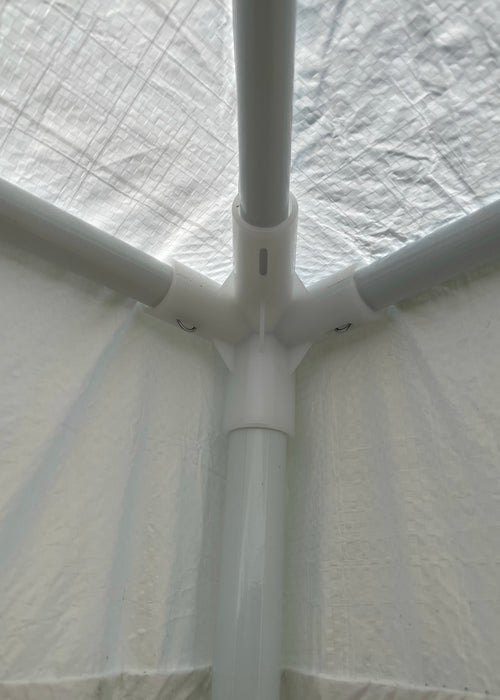 Gazebo con telo in PE 105 gr/mq da 2x3 metri Bianco da Giardino per Banchetti