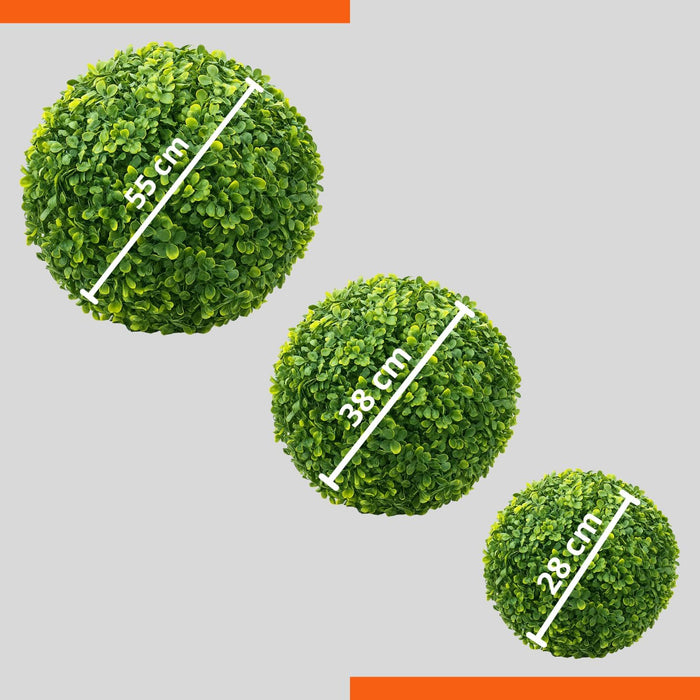 Sfera di Bosso Sintetica Palla Artificiale Buxus Arredamento da Giardino Colore Verde