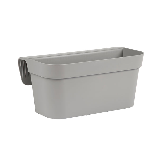 Vaso da Balcone 38x15x18H cm Balconiera Cassetta per Ringhiere e Parapetti