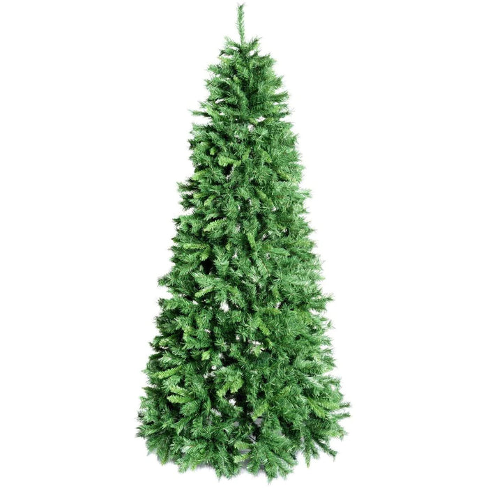 Albero Di Natale Royal Slim 240 cm Superfolto Verde Base 145 cm 1798 Rami
