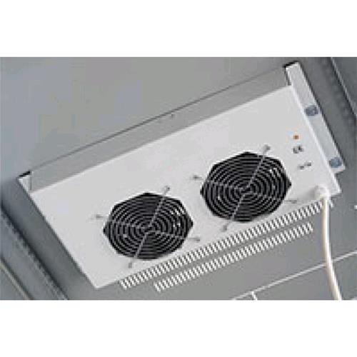 Intellinet Gruppo di 2 Ventole a Soffitto Senza Termostato per Rack 19'' Grigio