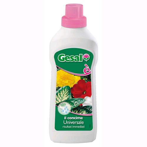 Concime Minerale Liquido Gesal Universale Per Tutte Le Piante 1000Ml. Conf. 12Pz