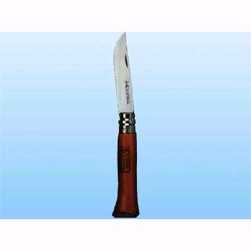 Coltello Opinel Virobloc Lama Nichelata 72Mm. Manico In Legno Conf.12Pz  Vrn6