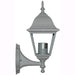 Lampione Lanterne Applique Da Giardino Mod. Vienna Bianco 15x20xh.35 Cm.
