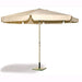 Ombrellone Da Giardino In Alluminio Telo Beige Con Bordo Diam 400 Cm