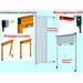 Zanzariere a rullo Stop Inset - Finitura bronzo cm. 100x235