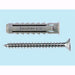 Tasselli Nylon con vite Fischer SX 10 S - L. mm. 50 Conf. 25 Pz