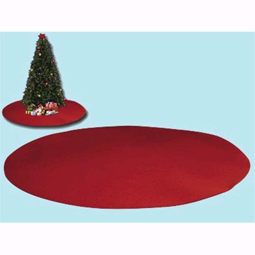 Tappetini Rondo' Sottoalbero In Polipropilene Rossi Diam. 80 Cm Conf. 5pz