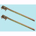 Coppia Di Aste Stendibiancheria Per Balcone Fisse 45 Cm Conf. 12cp   Zb066p