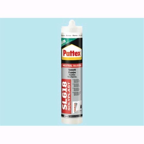 Siliconi Pattex trasparente per specchi SL 618 Conf. 25 Pz