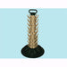 Scolabottiglie In Plastica 81 Posti Con Base Tonda E Maniglia H.73 Cm