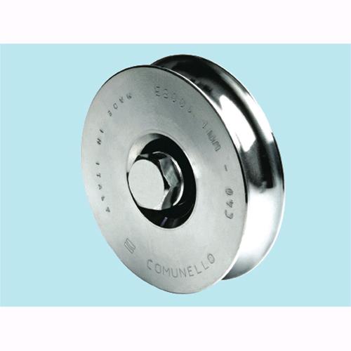 Ruote Comunello per cancelli zincate Art. 310 - Ø mm. 100 - Port. kg 220 - 8Pz