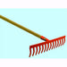 Rastrelli Brixo leggeri con manico - N° denti 12 Larghezza. cm. 32 Conf. 3 Pz