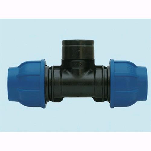 Raccordi Connecto Plus a compressione a T Art. 915 - mm. 16 x F1/2" Conf. 20 Pz