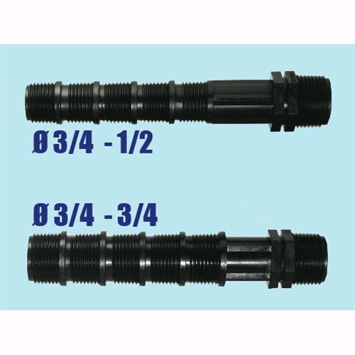 Prolunghe filettate Claber 90756 90765 - Ø 3/4 1/2 - Art. 90756 Conf. 10 Pz