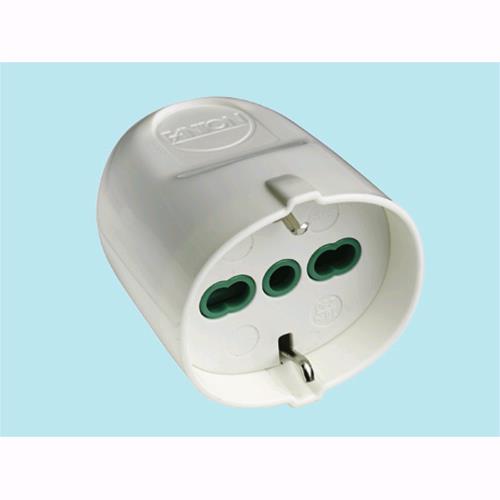 Presa Semplice Schuko 2p + T 16 A Bipasso/Standard/Shuko Conf.5pz -81050