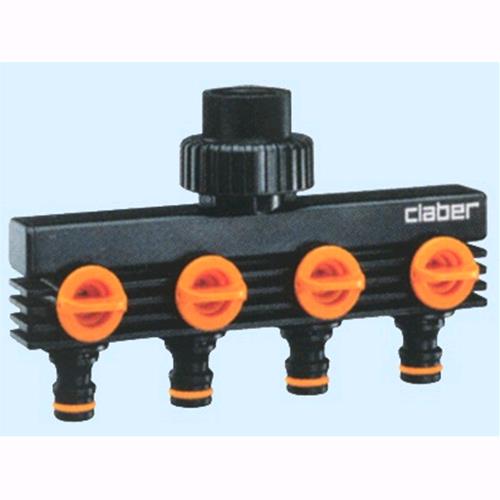 Prese rubinetto a quattro vie Claber 8581 Conf. 5 Pz