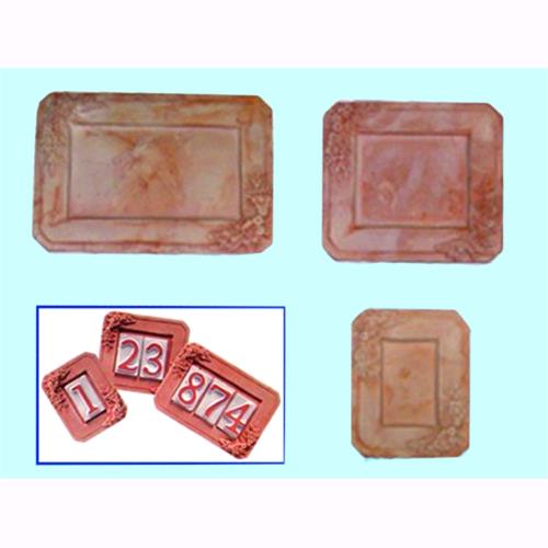 Portanumeri civici terracotta Telcom - 3 posti Conf. 5 Pz