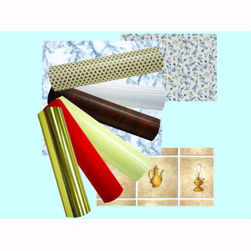 Plastica Adesiva Fantasia Effetto Gigli Verdi H.45cm. Rt. 20mt  -26d03