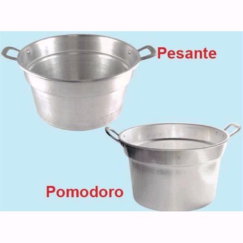 Pentola Caldaia In Alluminio Pesante 2 Manici Ø 32 Cm. - Spess. 1,2 - Lt. 7
