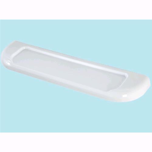 Mensola Mod.Gioia In Abs Bianco Con Doppio Fissaggio Lung.50 Cm  -417002