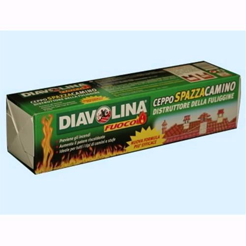 Diavolina ceppi spazzacamino antifuliggine antincendio  Conf. 6 Pz