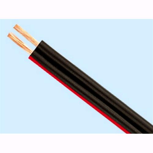 Cavi Piattine Hi-Fi rosso/nere A30 - 2x1 - A30.031 Conf. 100 Pz