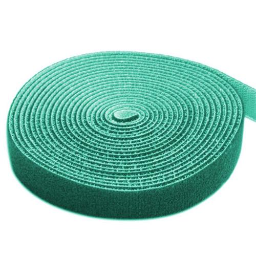 LOGILINK Rotolo di Velcro Fermacavi Lunghezza 4m Larghezza 16mm Verde