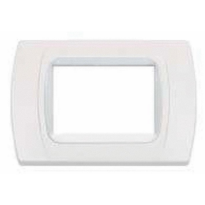 Placca Copri interruttore 3P in Abs col. Bianco compatibile Living International
