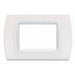 Placca Copri interruttore 3P in Abs col. Bianco compatibile Living International