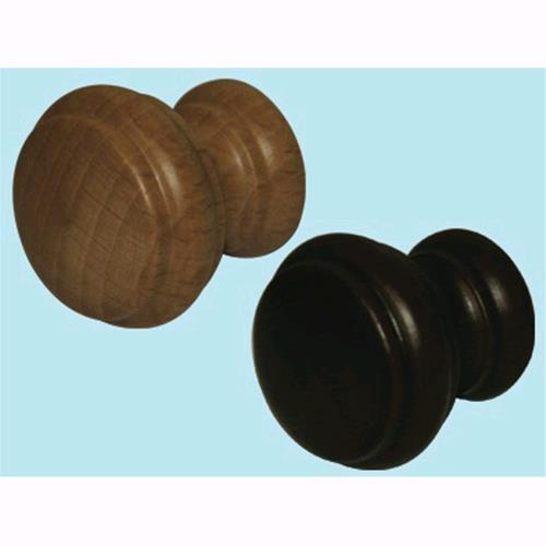 Pomoli in legno per mobili Art. 35 Finitura naturale  - Ø mm. 38 - cf. 30pz