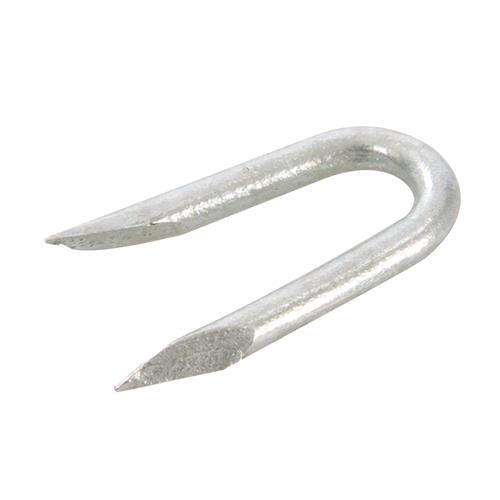 FIXMAN 497621 Chiodi a U galvanizzati, confezione da 1/2 kg