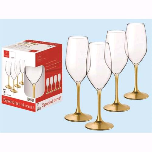 Set Bicchieri 4 Flute Bormioli