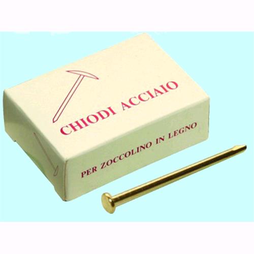 Spilli in acciaio ottonato