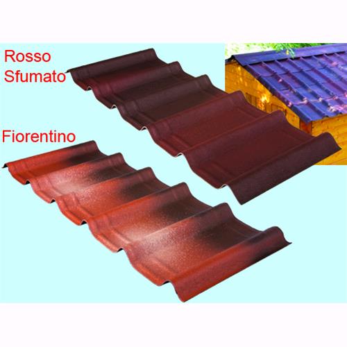LASTRE ONDUVILLA ROSSO SFUMATO 107X40
