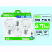 LAMPADINE ECOLIGHT LED E14 M/GL.  6W 6400K CF3PZ