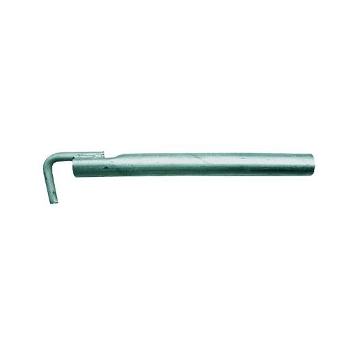 G&B Fissaggi Fissaponteggio  A Tubo Cm 57 Con Gancio Tondo Zincato Cf. 10 Pz