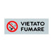 Etichetta Adesiva Adesiva 'Vietato Fumare'  Cm 15 X 5 Cf. 10 Pz