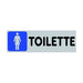 Etichetta Adesiva 'Toilette Donna'  Cm 15 X 5 Cf. 10 Pz