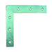 Angolo Di Rinforzo A Squadra  Mm 40X40 - Sp. 1,8 X L. 12  Cf. 100 Pz