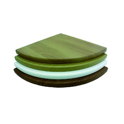 Mensola In Legno Ad Angolo  Cm 50 X 50 X 2,5 Ciliegio
