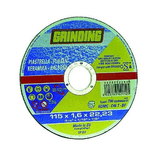Grinding Mola Abrasiva Per Piastrella  Ø 230 X 1,9 Cf. 25 Pz