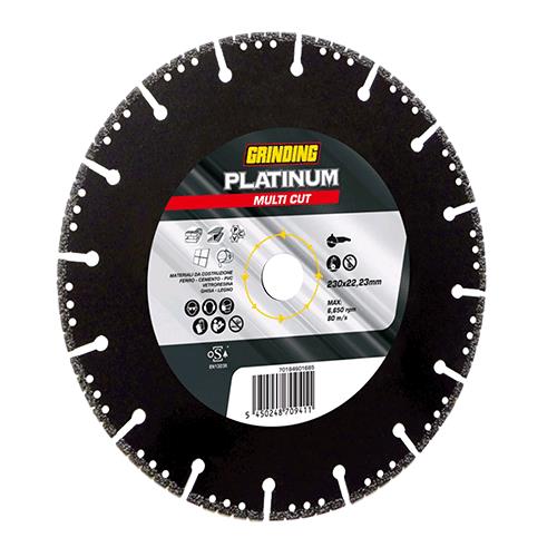 Grinding Disco Diamantato  Ø 230 X 3,1 Corona Con Asole Di Sfogo