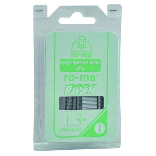 Romeo Maestri Spilli Per Fissatrice Manuale  Mod. W15 - 2000 Pz Senza Testa