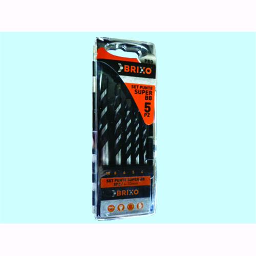 SET PUNTE BRIXO SUPER BB 4-10MM PZ.5