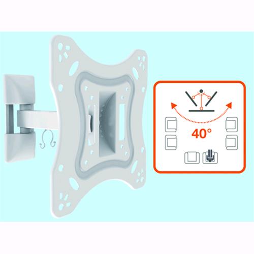 MENSOLE TV 28/42" C/BRACCIO BIAN.-451059